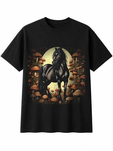 Graphic highland pony with - graphic,