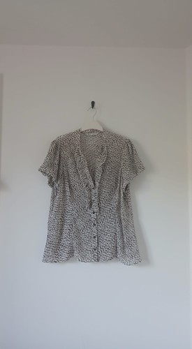 Bhs sheer ruffle blouse 14 - bhs,