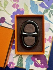 Hermes Chaine D’encre Silk Scarf Black Authentic Unworn With Box