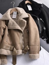 Women’s Faux Shearling Suede