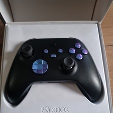 Microsoft Wireless Controller for Xbox Series X/S, Carbon Black/Blue * custom *