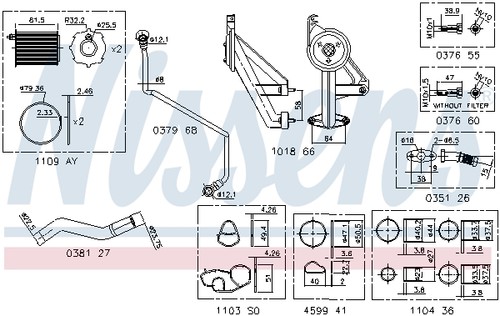 Nissens 9300910 mounting - 9300910,
