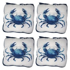 Nautical Crab Chair Cushions -