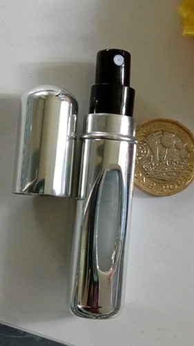 Silver metal refillable - silver,