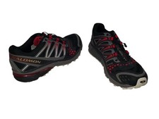 Salomon Shoes XR Crossmax 1 Trail Running Sneakers Black Red 146351 Womens SZ 7