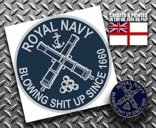 Royal Navy Pin Badge + Sticker