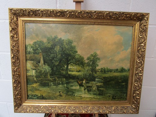 Large vintage the hay wain - the,