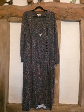 Monsoon Maxi Dress UK 20 Black