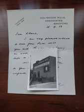 Vintage Bradford Photograph Holybrook Mills 1958