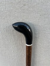 Buffalo Horn Walking Hazel Knob Stick / Prince of Wales Style  No.13