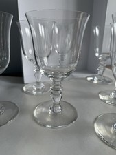 Baccarat Fine Crystal Wine Glasses X 8