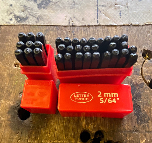 Used once only 2mm - used, (5/64in)