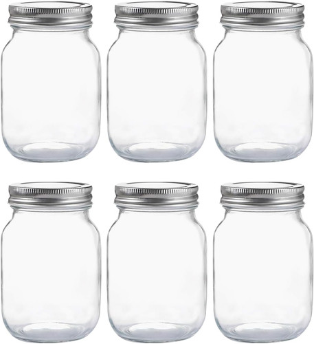 Yishik glass mason jars pack - yishik, jars,