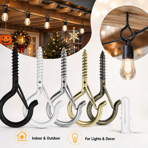 Screw hooks hanger - screw-in, hook