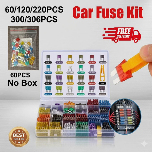 300pcs car fuse - fuse, kit
