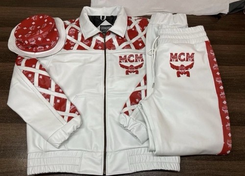 Tracksuits mens mcm white - tracksuits,
