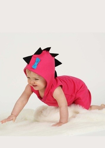 Girls dinosaur hooded - girls,