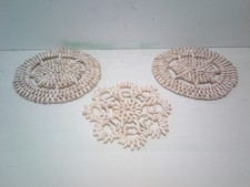 3  Shell Placemats Coastal