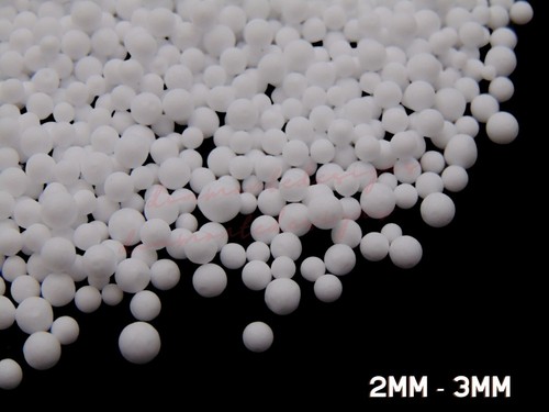 White polystyrene craft filler - white,