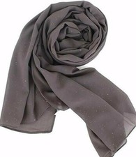 Plain Glitter Scarf Hijabs