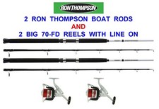 2 RON THOMPSON 7ft BOAT RODS+2
