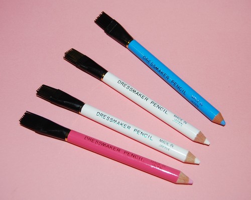 Tailors chalk pencils with - pencils,