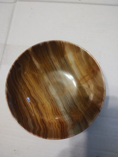 Small onyx vintage bowl - onyx, hand