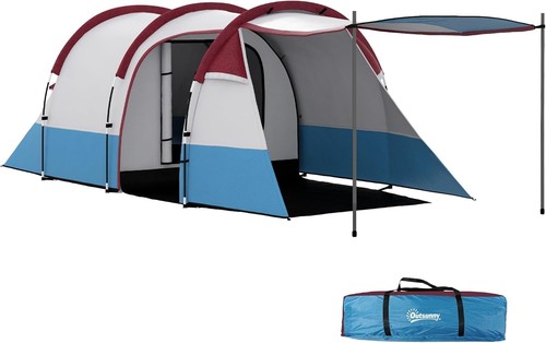 Outsunny man camping - outsunny, tent