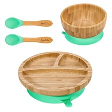 Baby Feeding Plate Set Bamboo