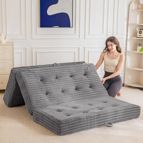 Tri fold folding mattress - mattress, with