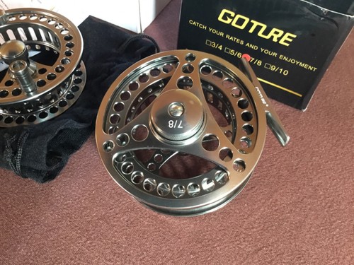 Goture aluminium fly reel - aluminium,