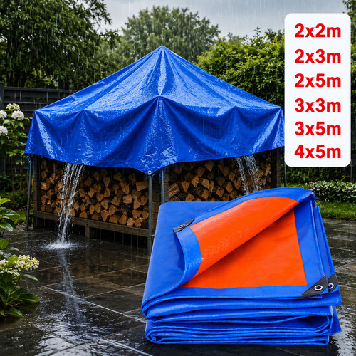 Blue waterproof tarp heavy - blue, tarp,