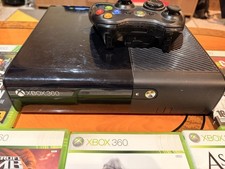 Xbox 360 E console with 7games / 1 Untested Controller / No other accessories 