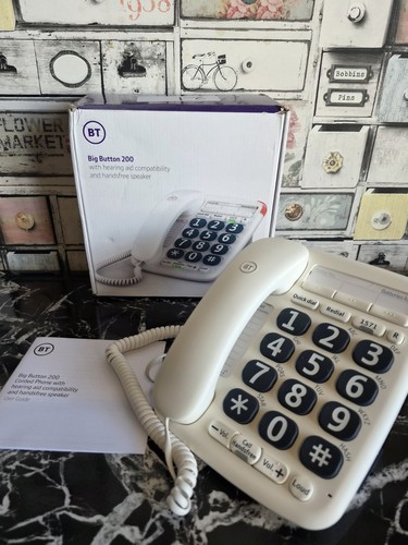 Big button 200 corded phone - bt,