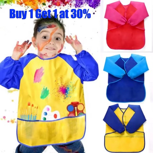 Kid children apron art smock - children,