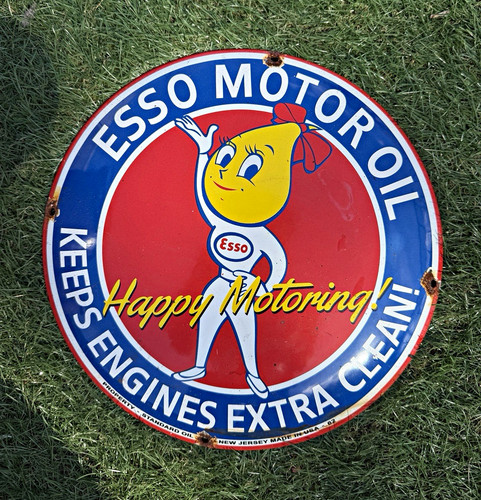 Esso motor oil - esso,