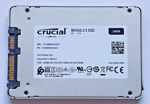 250gb sata iii crucial - iii, mx500
