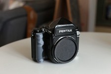 Asahi Pentax 6x7 MLU Medium Format Film Camera Body with Prism - Read 