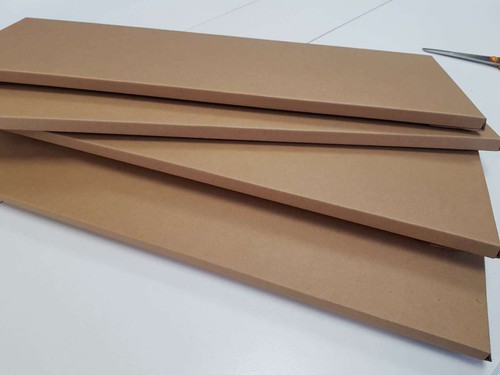 10x new cardboard - 10x, empty