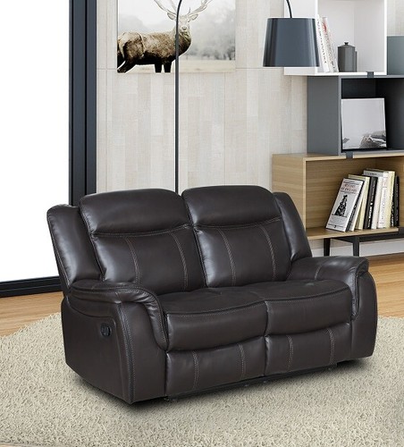 Brown leather gel - gel, recliner