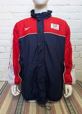 Player Issue Reebok New England Revolution 98/99 Bench Coat - Size Large