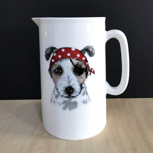 Pirate dog jug jack russell - dog,