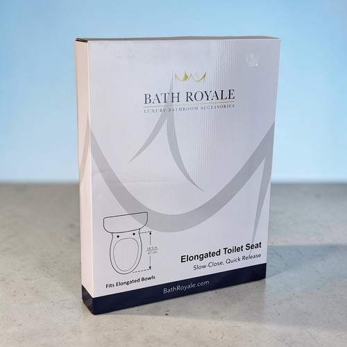 New bath royale toilet - new, seat