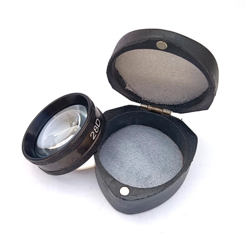 28d double aspheric black lens - black,