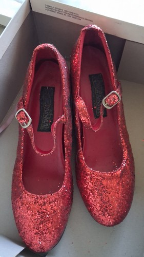 Funtasma red glitter mary jane - red,