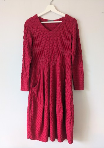Sahara textured red - sahara, dress