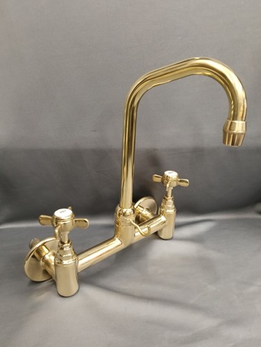 Bare brass mixer taps - brass,