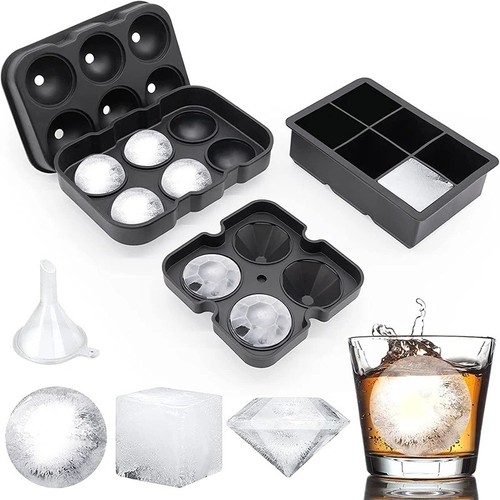 Large ice cube - cube, tray