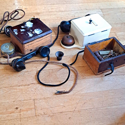 1950s telephone parts - 1950s,