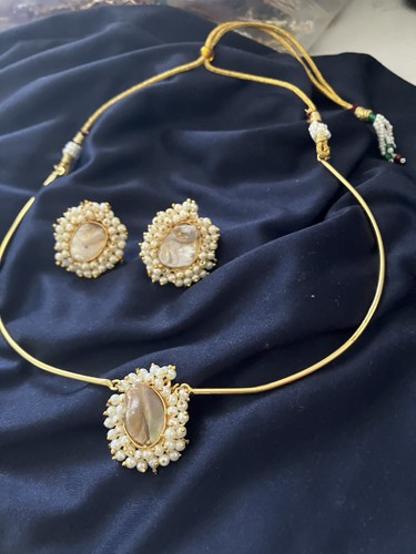 Indian set hasli necklace - hasli, stud